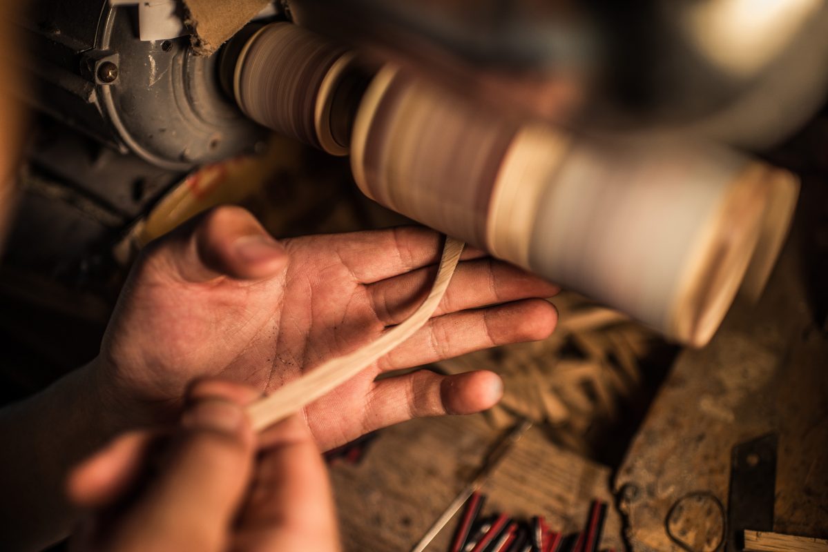 Fabrication lunettes en bois